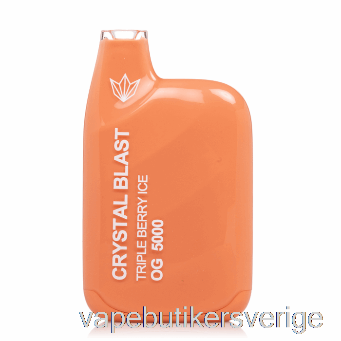 Vape Sverige Crystal Blast Og5000 Engångs Triple Berry Ice